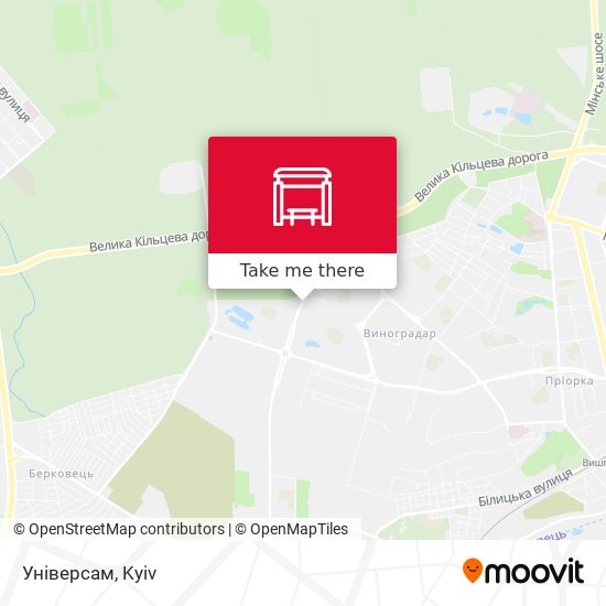 Універсам map
