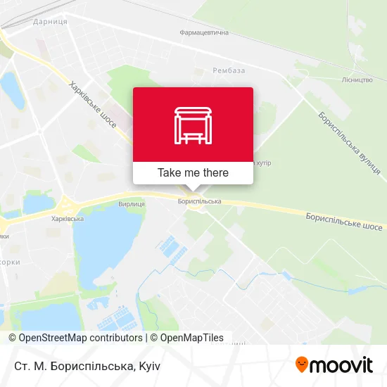 Карта Ст. М. Бориспільська