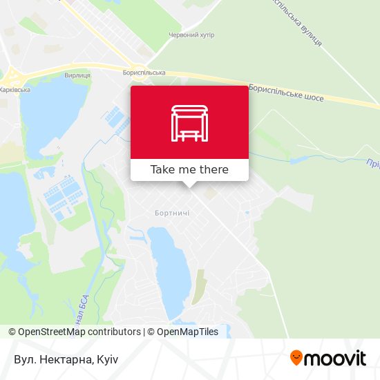 Вул. Нектарна map