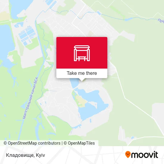 Карта Кладовище