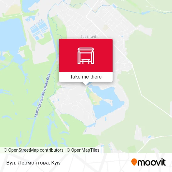 Карта Вул. Лермонтова
