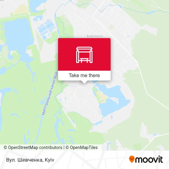 Карта Вул. Шевченка