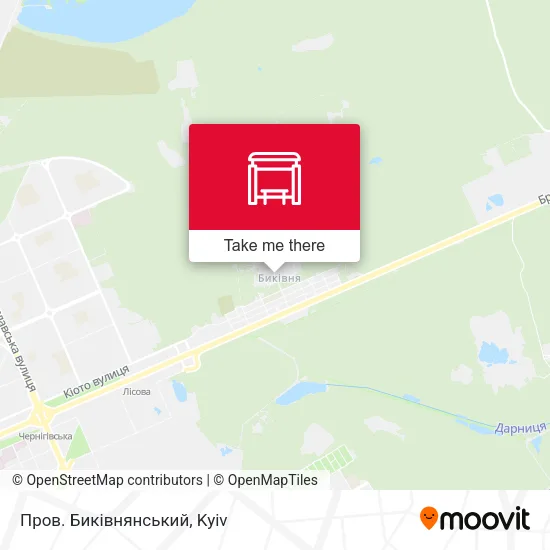 Карта Пров. Биківнянський