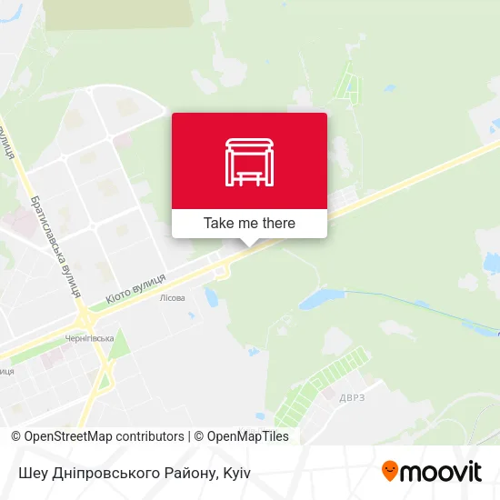 Карта Шеу Дніпровського Району