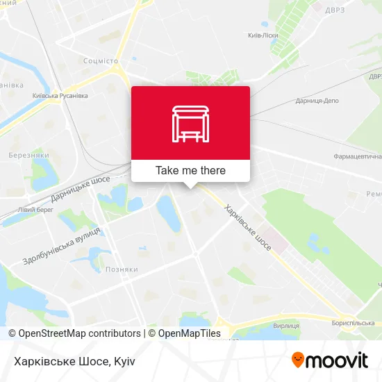 Карта Харківське Шосе