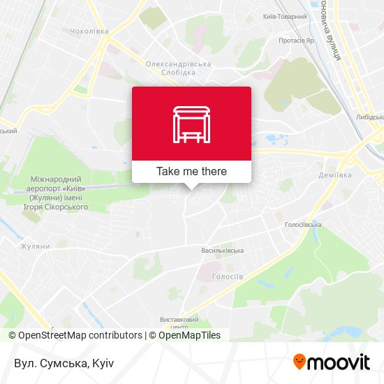 Карта Вул. Сумська