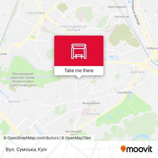 Карта Вул. Сумська