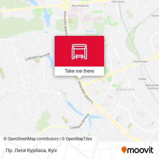 Карта Пр. Леся Курбаса