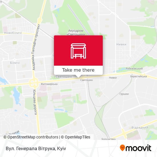 Вул. Генерала Вітрука map