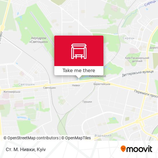 Ст. М. Нивки map