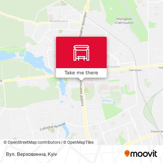 Вул. Верховинна map