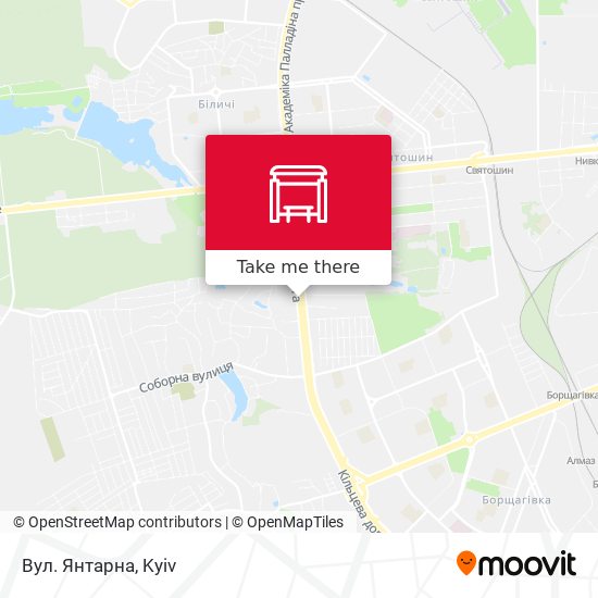 Вул. Янтарна map