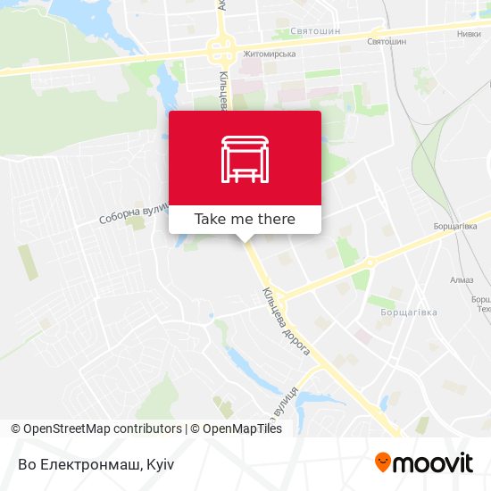 Во Електронмаш map