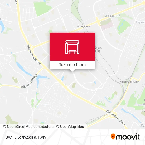 Карта Вул. Жолудєва