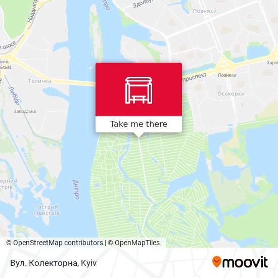 Вул. Колекторна map
