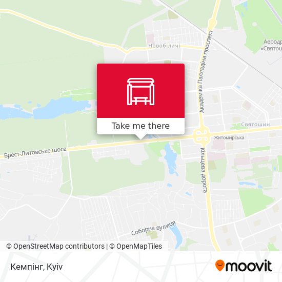 Кемпінг map