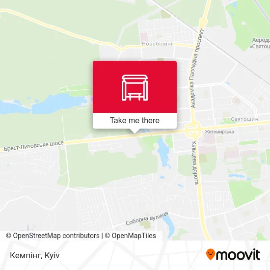 Карта Кемпінг