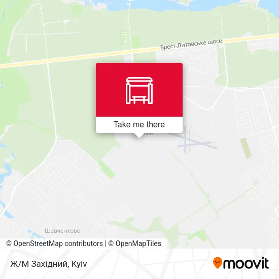Карта Ж/М Західний