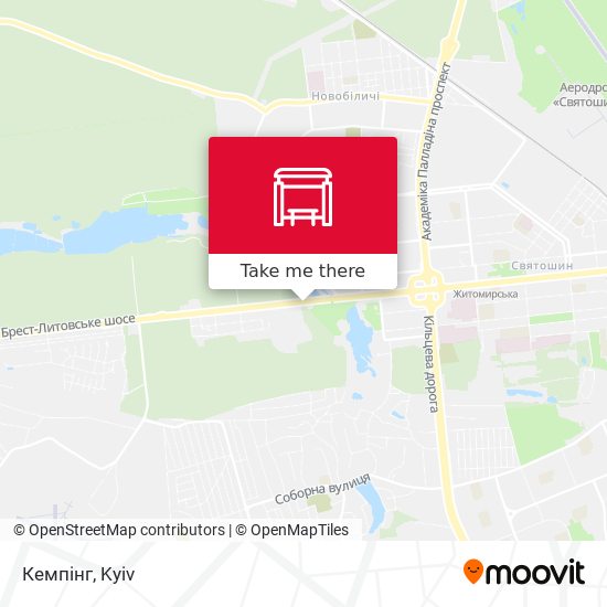 Кемпінг map