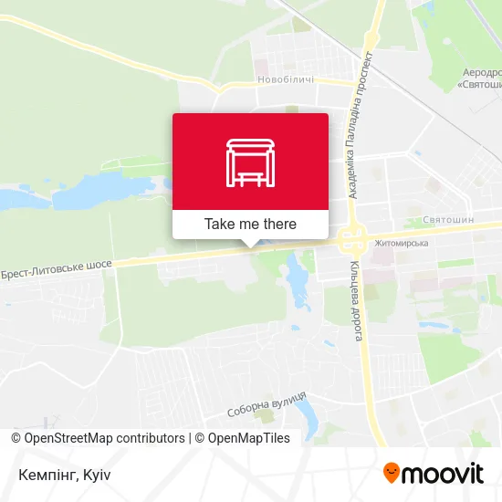 Карта Кемпінг
