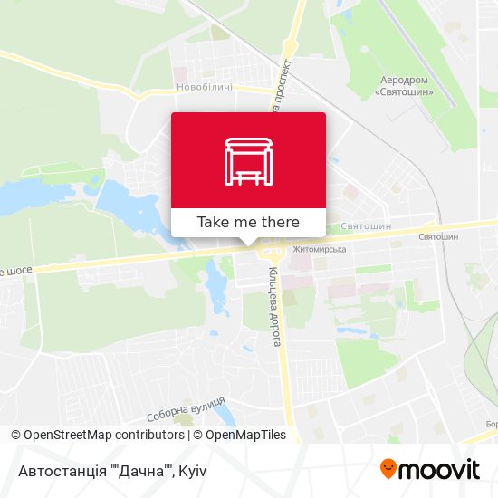 Автостанція ""Дачна"" map