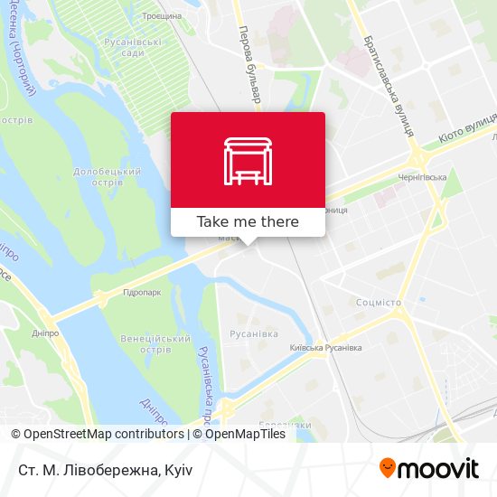 Ст. М. Лівобережна map
