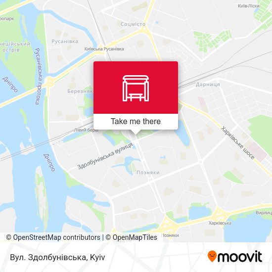 Карта Вул. Здолбунівська