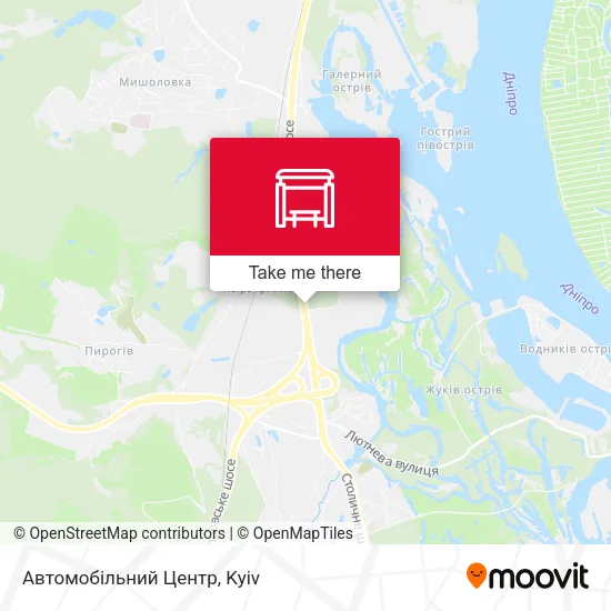 Карта Автомобільний Центр