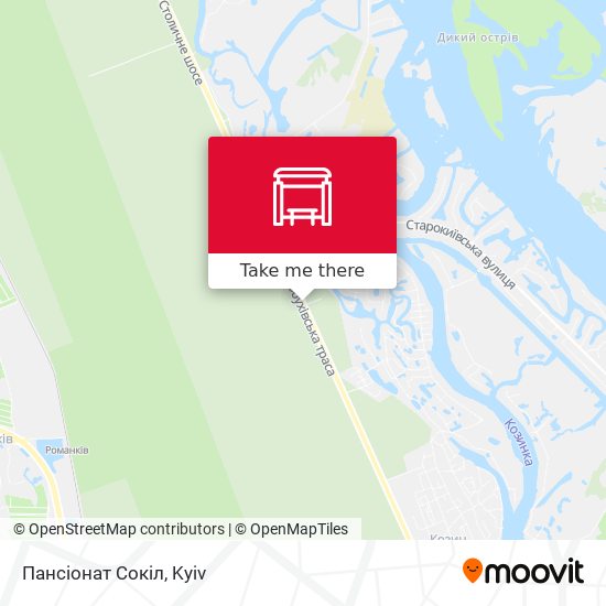 Пансіонат Сокіл map