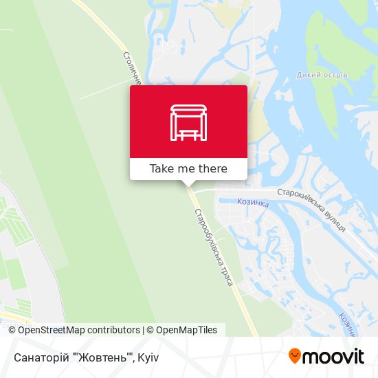Санаторій ""Жовтень"" map