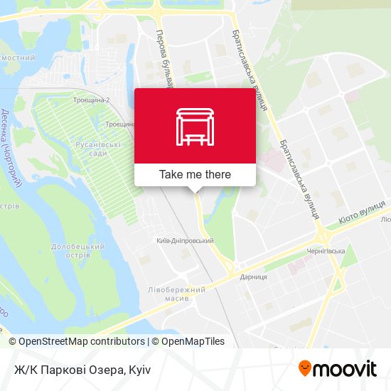 Карта Ж/К Паркові Озера