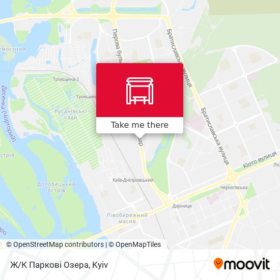 Ж/К Паркові Озера map