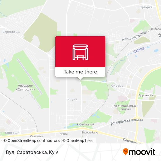 Вул. Саратовська map