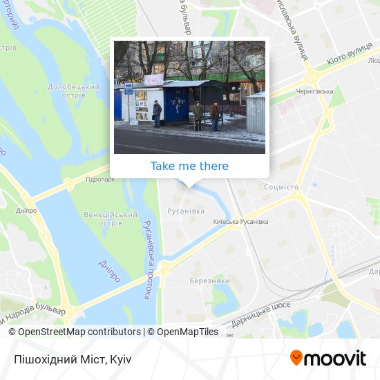 Пішохідний Міст map