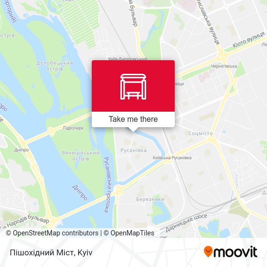Карта Пішохідний Міст