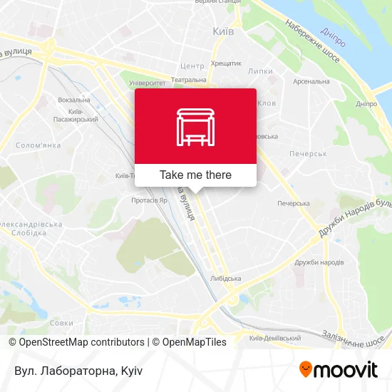 Карта Вул. Лабораторна