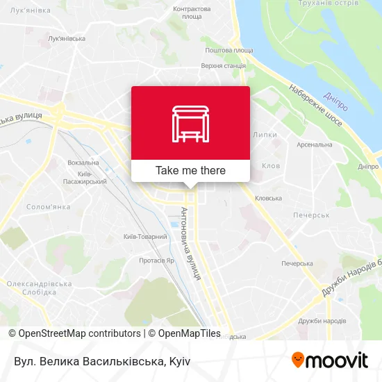 Карта Вул. Велика Васильківська