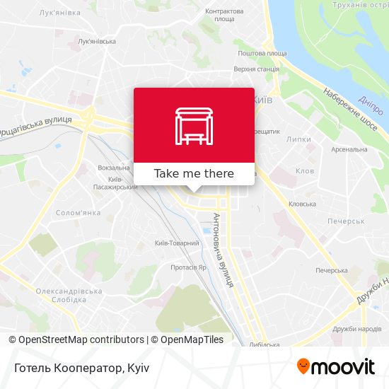 Готель Кооператор map