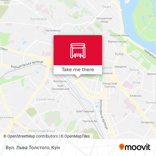 Вул. Льва Толстого map