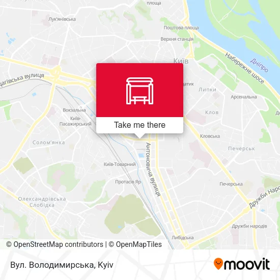 Карта Вул. Володимирська