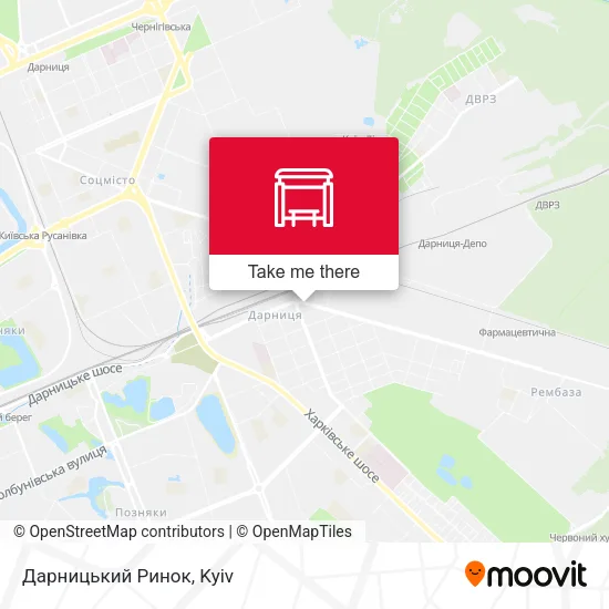 Карта Дарницький Ринок