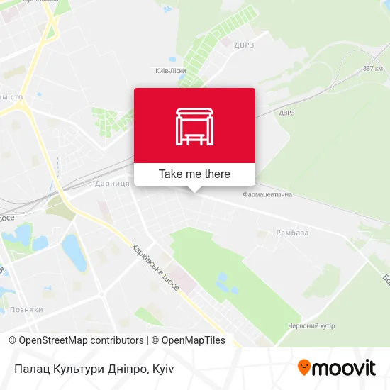 Карта Палац Культури Дніпро