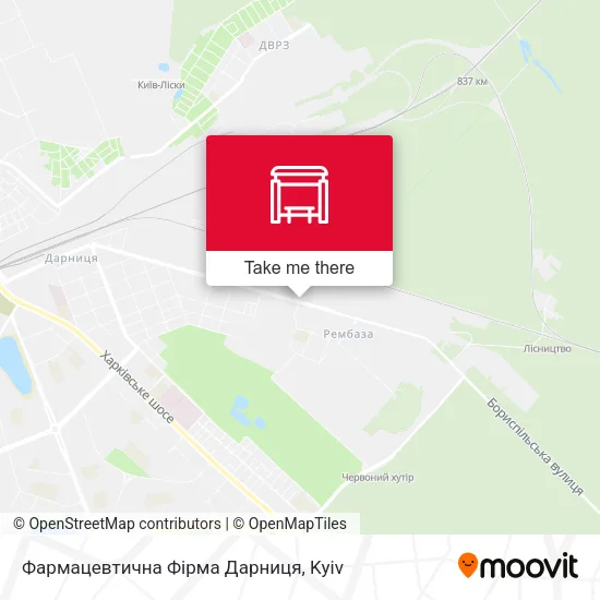 Карта Фармацевтична Фірма Дарниця