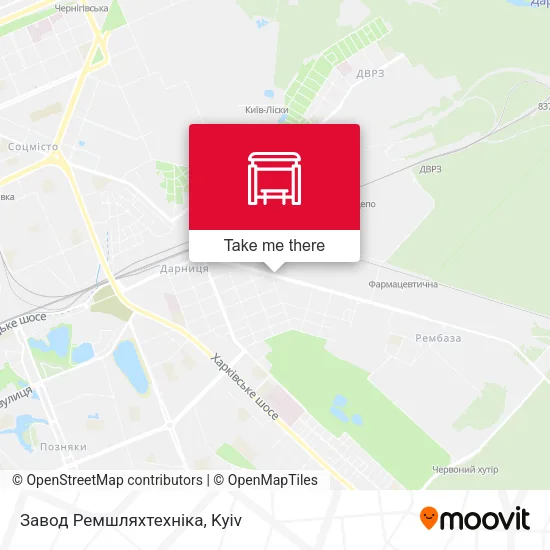 Карта Завод Ремшляхтехніка
