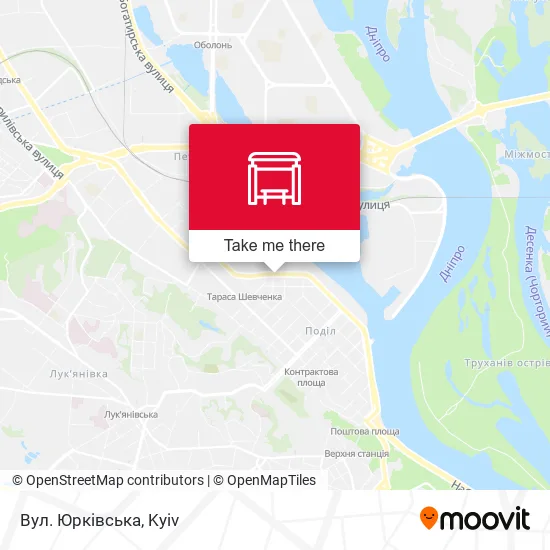 Карта Вул. Юрківська