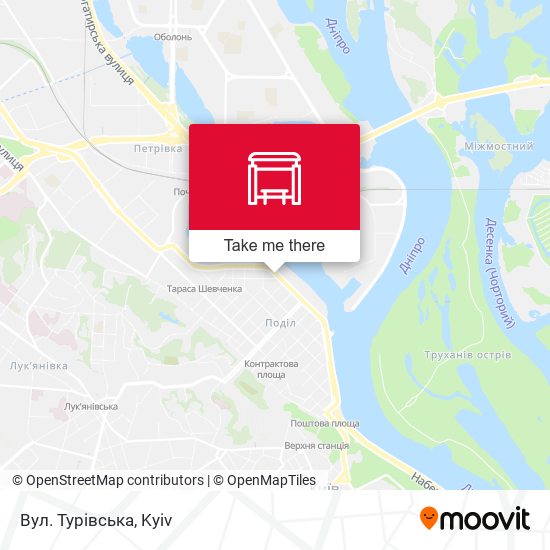 Вул. Турівська map