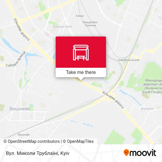 Карта Вул. Миколи Трублаїні