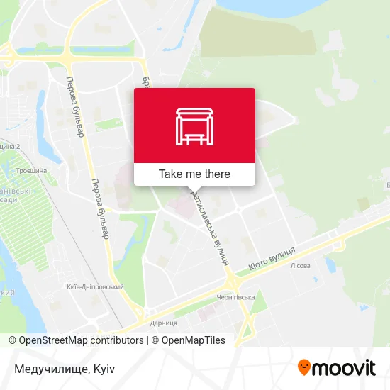 Карта Медучилище