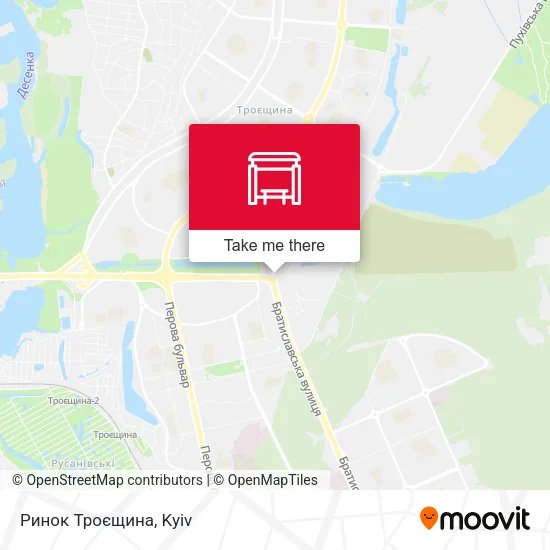 Карта Ринок Троєщина