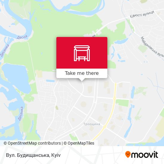 Вул. Будищанська map
